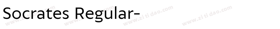Socrates Regular字体转换